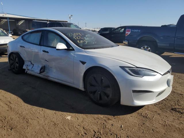 5YJSA1E57PF500748 - 2023 TESLA MODEL S Սպիտակ լուսանկար 4
