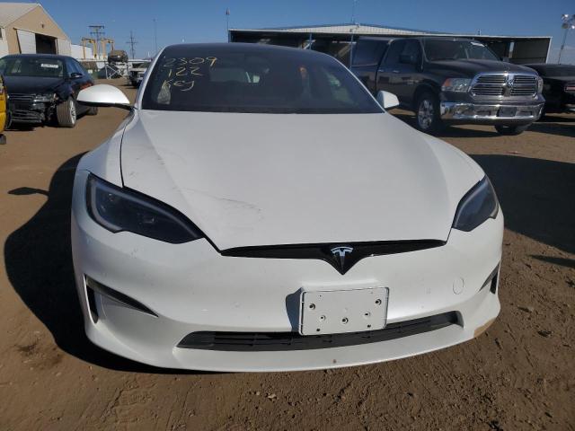 5YJSA1E57PF500748 - 2023 TESLA MODEL S Սպիտակ լուսանկար 5