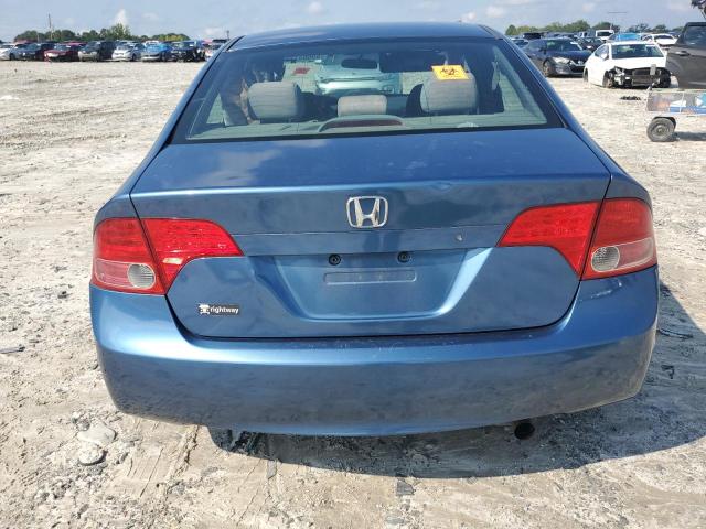 2HGFA165X7H508712 - 2007 HONDA CIVIC LX BLUE photo 6