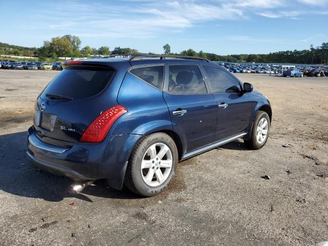 JN8AZ08WX6W533342 - 2006 NISSAN MURANO SL BLUE photo 3