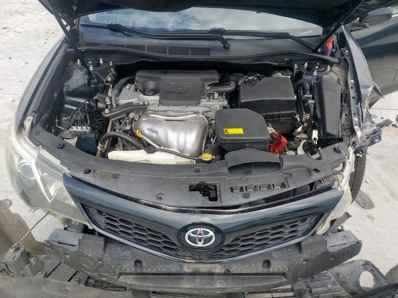 4T1BF1FK7CU078595 - 2012 TOYOTA CAMRY BASE BLACK photo 11