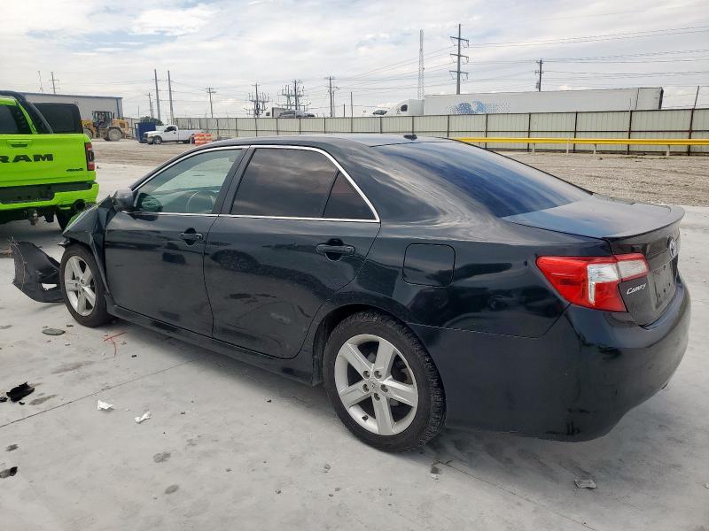 4T1BF1FK7CU078595 - 2012 TOYOTA CAMRY BASE BLACK photo 2