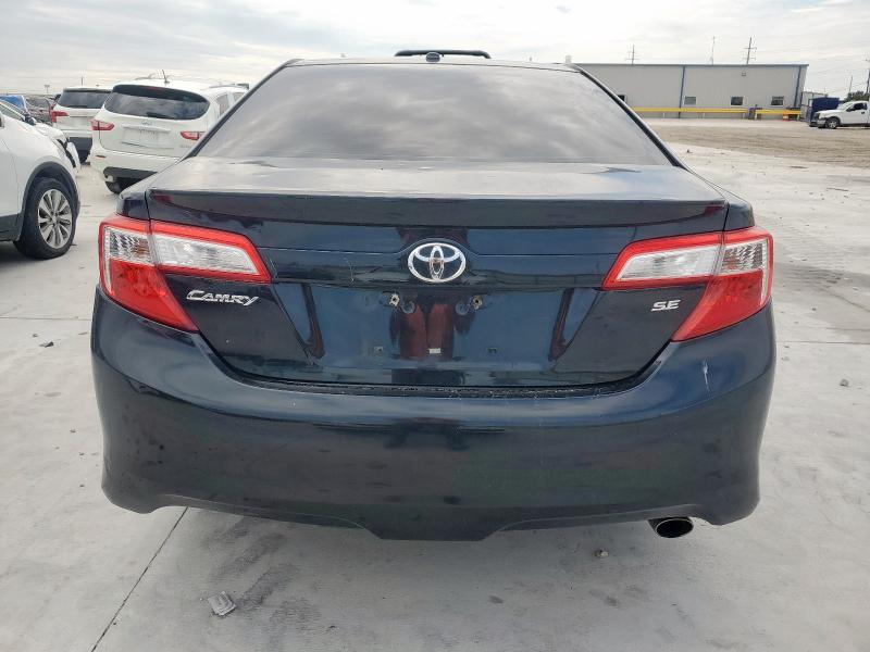 4T1BF1FK7CU078595 - 2012 TOYOTA CAMRY BASE BLACK photo 6