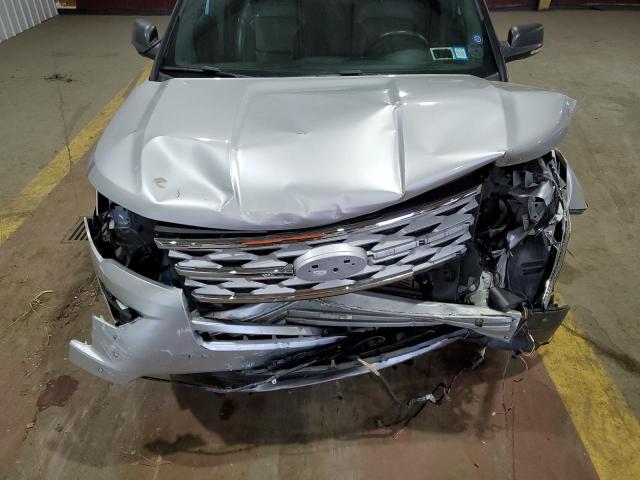 1FM5K8D84KGA57127 - 2019 FORD EXPLORER XLT 银色 照片 12