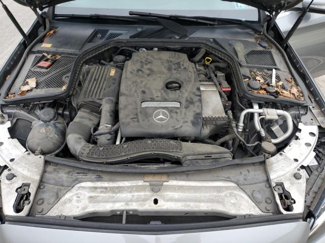 55SWF4KB7FU033732 - 2015 MERCEDES-BENZ C 300 4MATIC GRAY photo 11