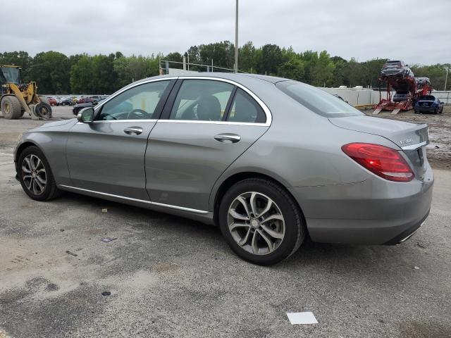 55SWF4KB7FU033732 - 2015 MERCEDES-BENZ C 300 4MATIC GRAY photo 2