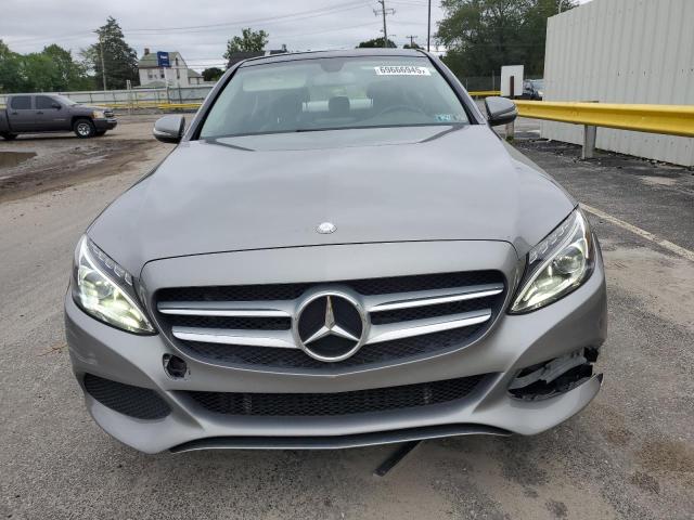 55SWF4KB7FU033732 - 2015 MERCEDES-BENZ C 300 4MATIC GRAY photo 5