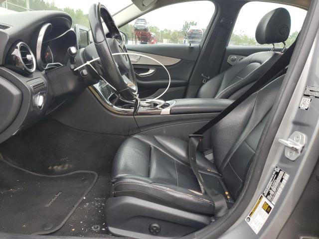 55SWF4KB7FU033732 - 2015 MERCEDES-BENZ C 300 4MATIC GRAY photo 7
