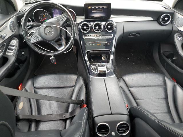 55SWF4KB7FU033732 - 2015 MERCEDES-BENZ C 300 4MATIC GRAY photo 8