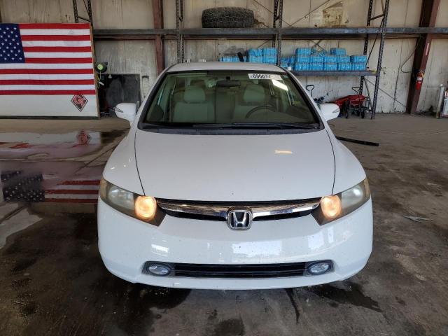 JHMFA36256S012996 - 2006 HONDA CIVIC HYBRID WHITE photo 5