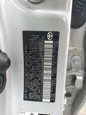 5YFB4MDE7PP033653 - 2023 TOYOTA COROLLA LE ვერცხლისფერი ფოტო 13