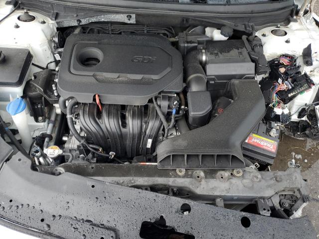 5NPE24AF6KH750891 - 2019 HYUNDAI SONATA SE WHITE photo 11