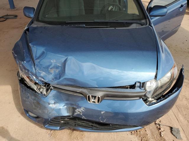 2HGFG12818H524524 - 2008 HONDA CIVIC EX BLUE photo 11