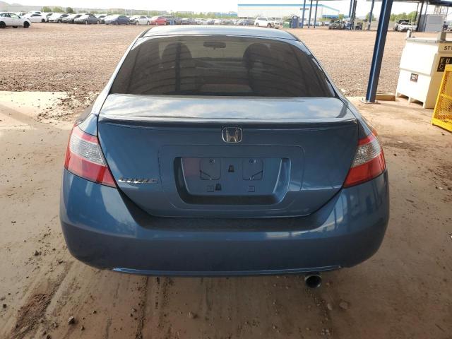 2HGFG12818H524524 - 2008 HONDA CIVIC EX BLUE photo 6