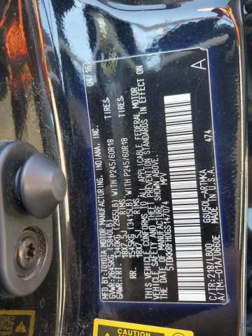 5TDKKRFH0GS147074 - 2016 TOYOTA HIGHLANDER XLE Siyah fotoğraf 13