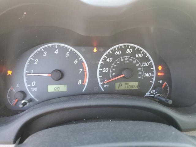 5YFBU4EE1DP152101 - 2013 TOYOTA COROLLA BASE Արծաթագույն լուսանկար 9