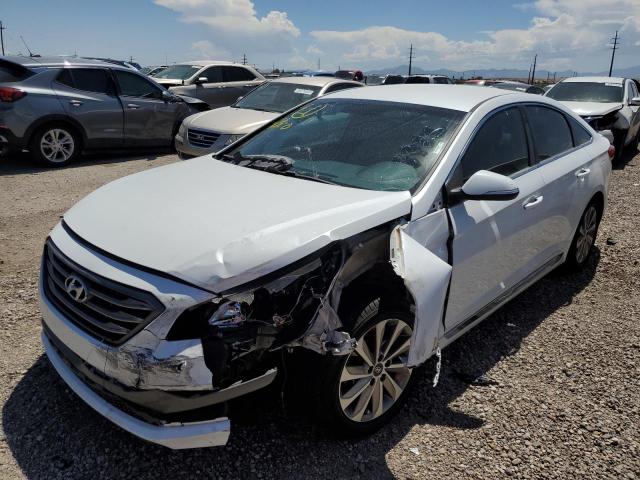 5NPE34AF6HH538725 - 2017 HYUNDAI SONATA SPORT WHITE photo 1