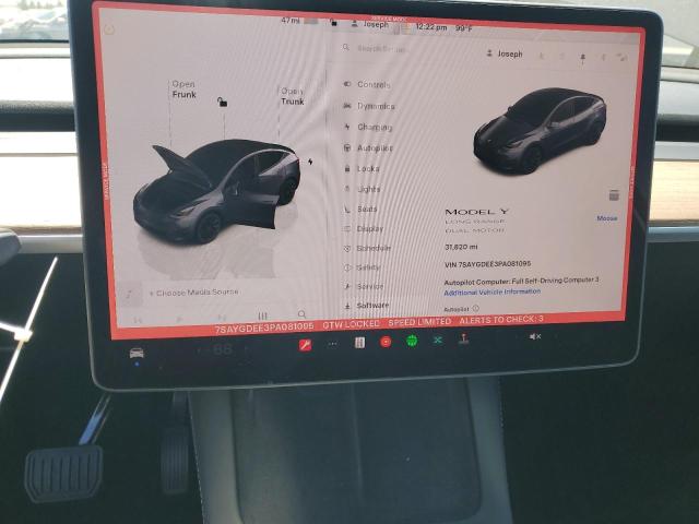 7SAYGDEE3PA081095 - 2023 TESLA MODEL Y 灰色 照片 9