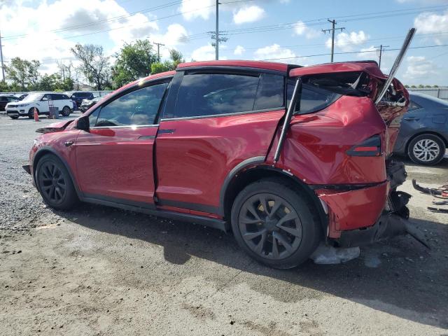 7SAXCBE53PF412644 - 2023 TESLA MODEL X RED photo 2