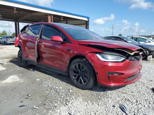 7SAXCBE53PF412644 - 2023 TESLA MODEL X RED photo 4