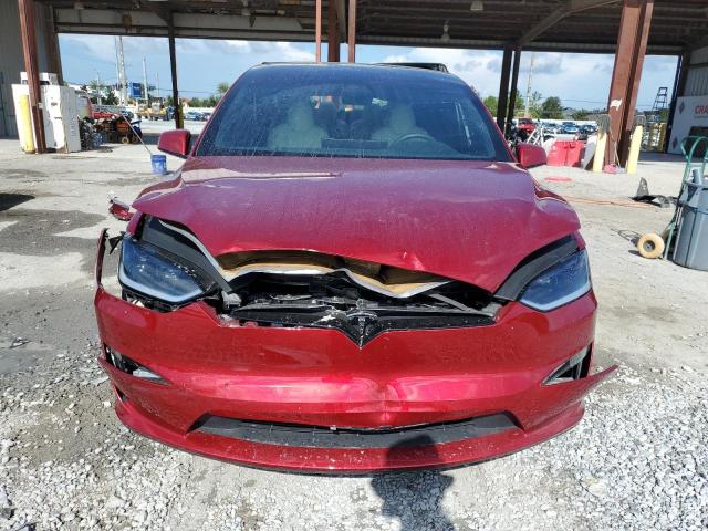 7SAXCBE53PF412644 - 2023 TESLA MODEL X RED photo 5