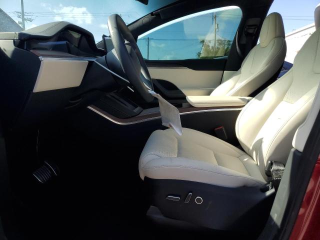 7SAXCBE53PF412644 - 2023 TESLA MODEL X RED photo 7