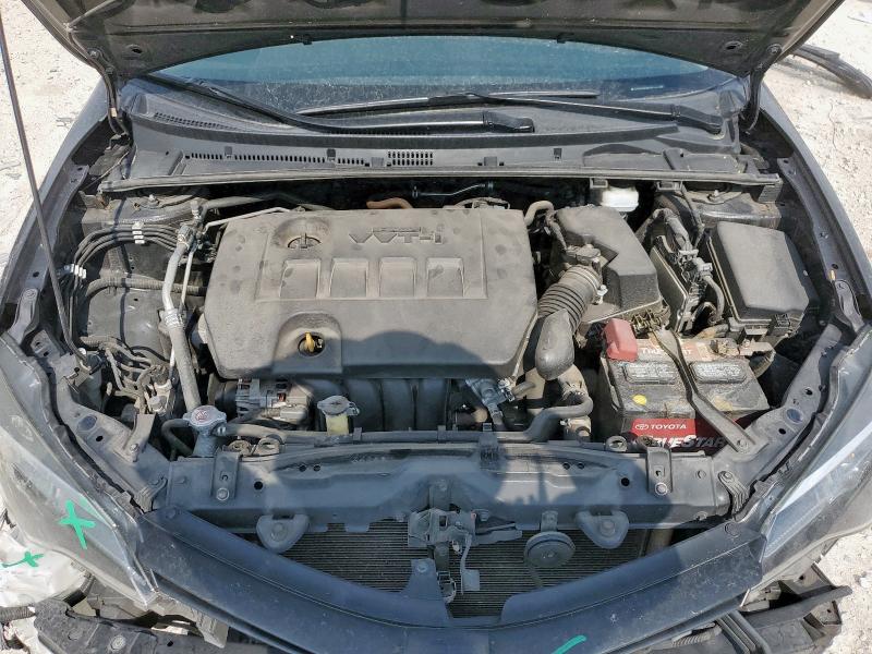 5YFBURHE6KP911489 - 2019 TOYOTA COROLLA L BLACK photo 11