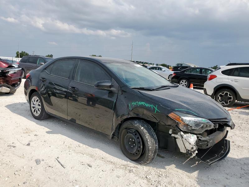 5YFBURHE6KP911489 - 2019 TOYOTA COROLLA L BLACK photo 4