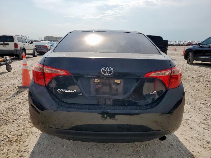 5YFBURHE6KP911489 - 2019 TOYOTA COROLLA L BLACK photo 6