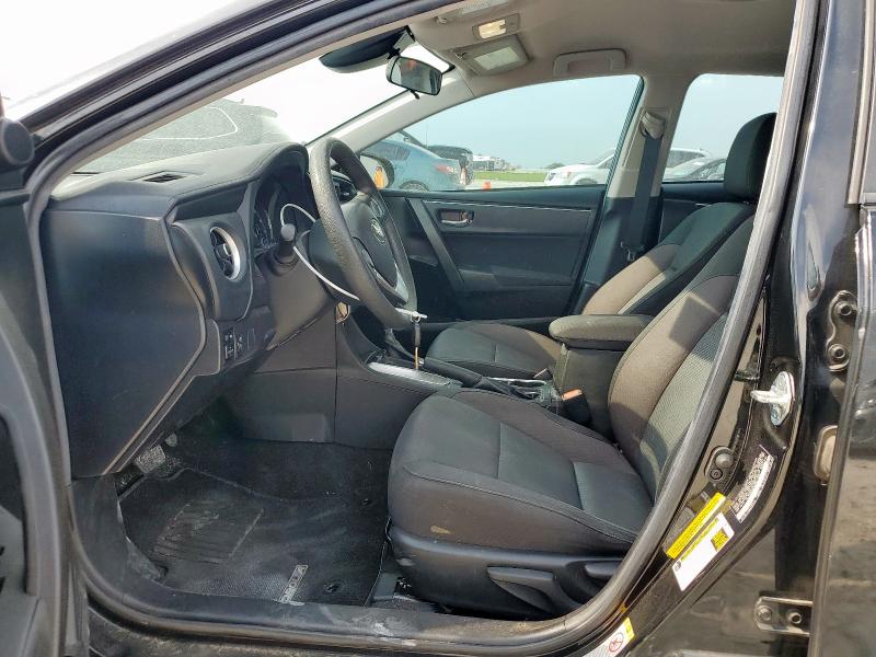 5YFBURHE6KP911489 - 2019 TOYOTA COROLLA L BLACK photo 7