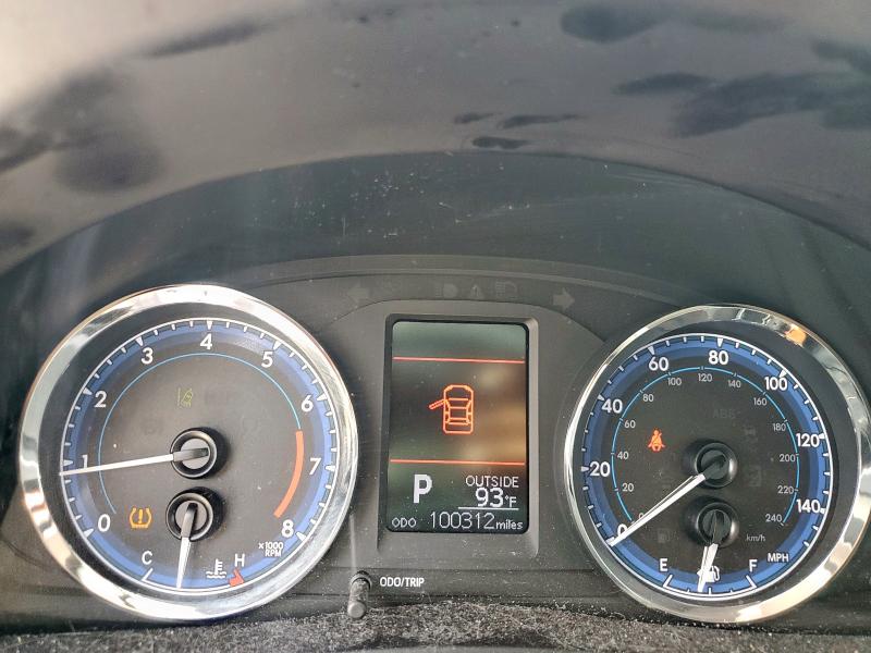 5YFBURHE6KP911489 - 2019 TOYOTA COROLLA L BLACK photo 9