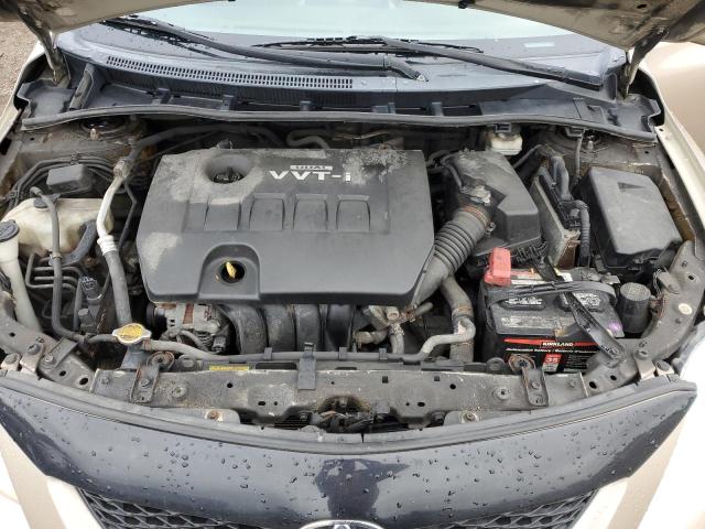 2T1BU4EE5AC219956 - 2010 TOYOTA COROLLA BASE GOLD photo 11