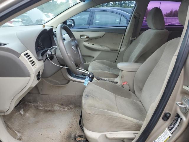 2T1BU4EE5AC219956 - 2010 TOYOTA COROLLA BASE GOLD photo 7