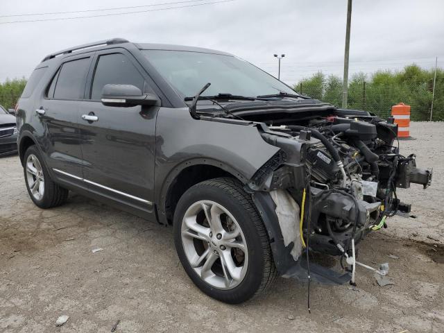 1FM5K8F89FGC69380 - 2015 FORD EXPLORER LIMITED ნაცრისფერი ფოტო 4