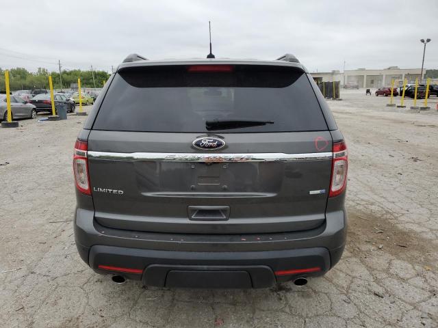 1FM5K8F89FGC69380 - 2015 FORD EXPLORER LIMITED ნაცრისფერი ფოტო 6