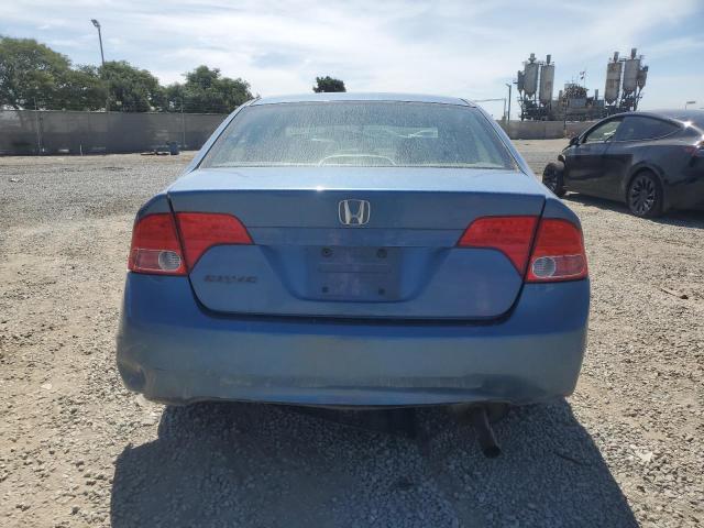 1HGFA16898L068139 - 2008 HONDA CIVIC EX BLUE photo 6