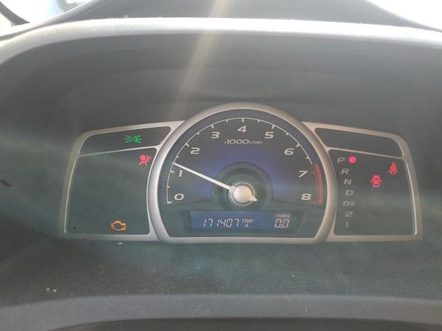 1HGFA16898L068139 - 2008 HONDA CIVIC EX BLUE photo 9