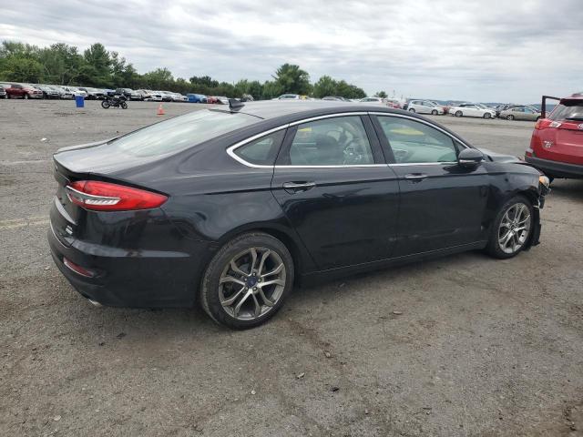 3FA6P0CD1KR271355 - 2019 FORD FUSION SEL BLACK photo 3