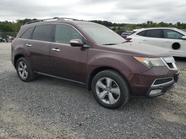 2HNYD2H3XCH514174 - 2012 ACURA MDX TECHNOLOGY MAROON photo 4