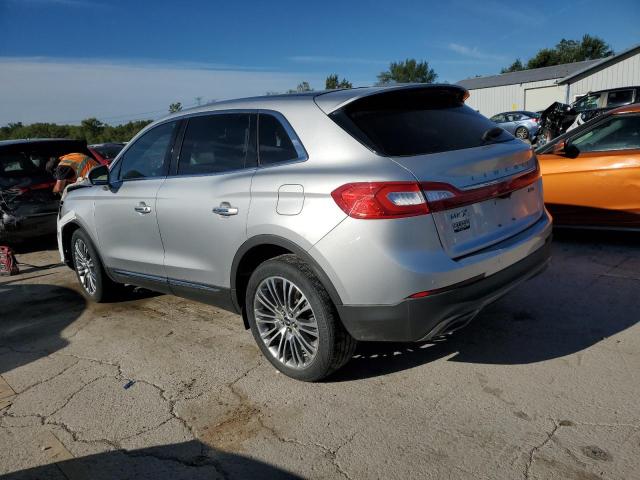 2LMTJ8LR9GBL23135 - 2016 LINCOLN MKX RESERVE Gümüş foto 2