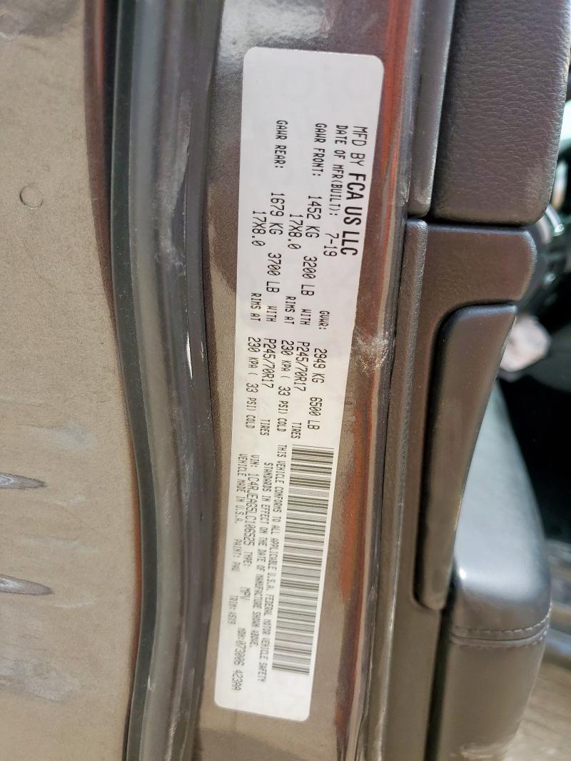 1C4RJEAG5LC106525 - 2020 JEEP GRAND CHER LAREDO CHARCOAL photo 13