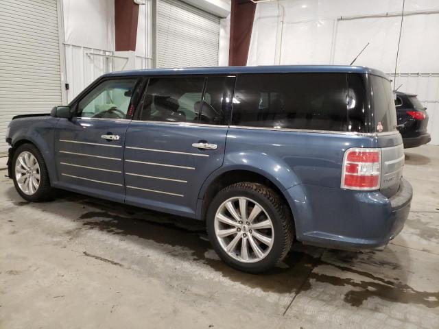 2FMHK6DT8KBA10048 - 2019 FORD FLEX LIMITED BLUE photo 2