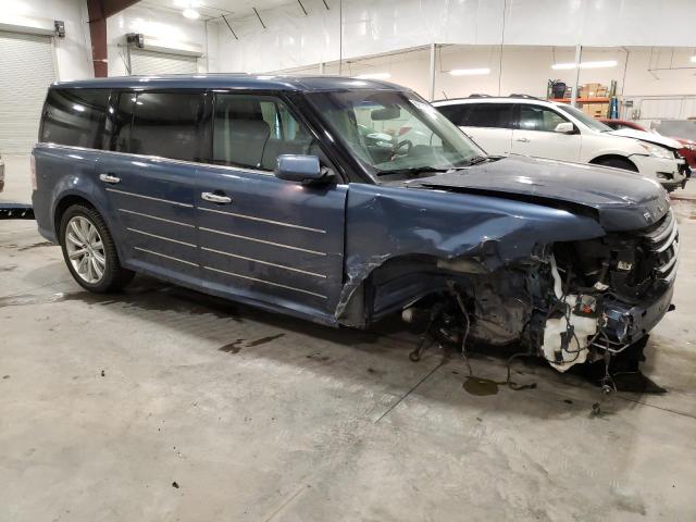 2FMHK6DT8KBA10048 - 2019 FORD FLEX LIMITED BLUE photo 4