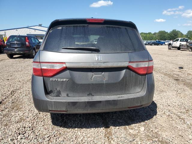 5FNRL5H63BB053378 - 2011 HONDA ODYSSEY EXL GRAY photo 6