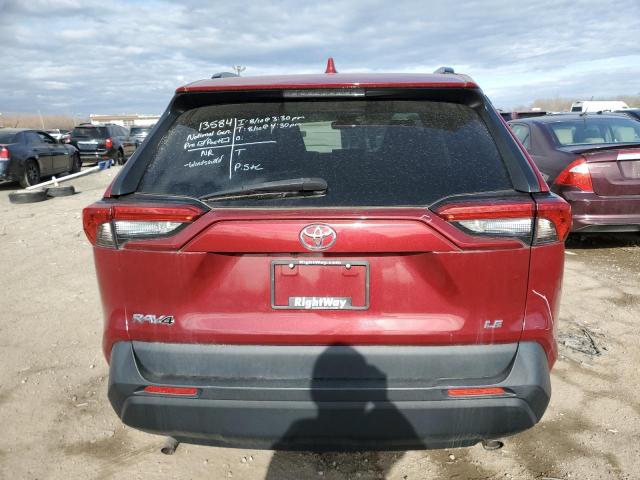 JTMH1RFV3KD500463 - 2019 TOYOTA RAV4 LE BURGUNDY photo 6