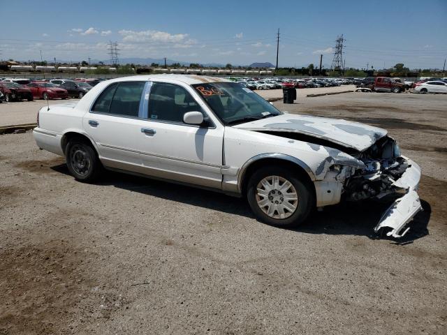 2MEFM74W15X603374 - 2005 MERCURY GRAND MARQUIS GS WHITE photo 4