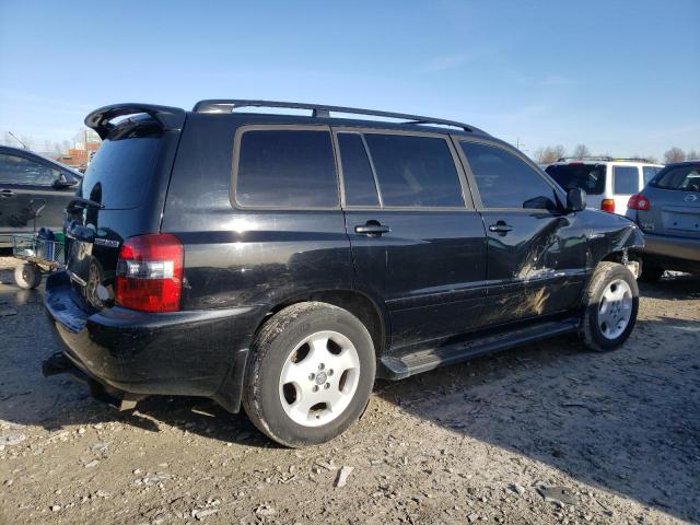 JTEEP21A740063974 - 2004 TOYOTA HIGHLANDER BLACK photo 3