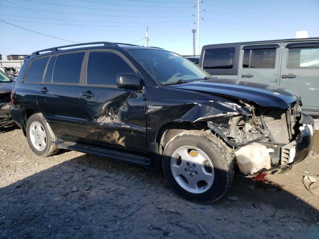 JTEEP21A740063974 - 2004 TOYOTA HIGHLANDER BLACK photo 4