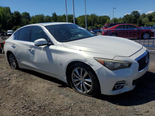 JN1BV7AP1EM681190 - 2014 INFINITI Q50 BASE WHITE photo 4
