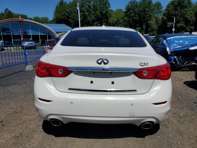 JN1BV7AP1EM681190 - 2014 INFINITI Q50 BASE WHITE photo 6